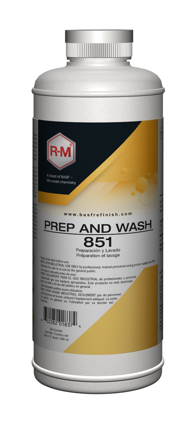 R-M 851 Prep and Wash quart bottle surface prep cleaner