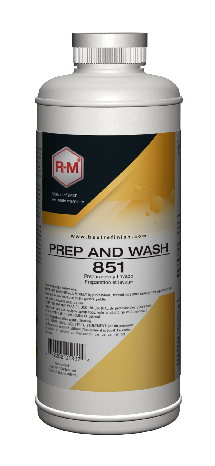 R-M 851 Prep and Wash quart bottle surface prep cleaner