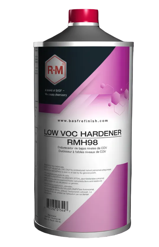 R-M RMH98 Low VOC Slow Hardener quart container for automotive refinishing