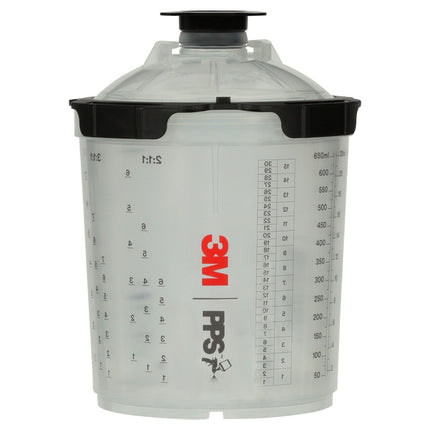 3M 26000 -  PPS Series 2.0 Spray Cup System Kit, Standard, 22 fl oz, 650 mL, 200 Micron Filter